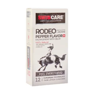 کاندوم سوییس کر بزرگ کننده و تاخیری خاردار Swisscare Rodeo