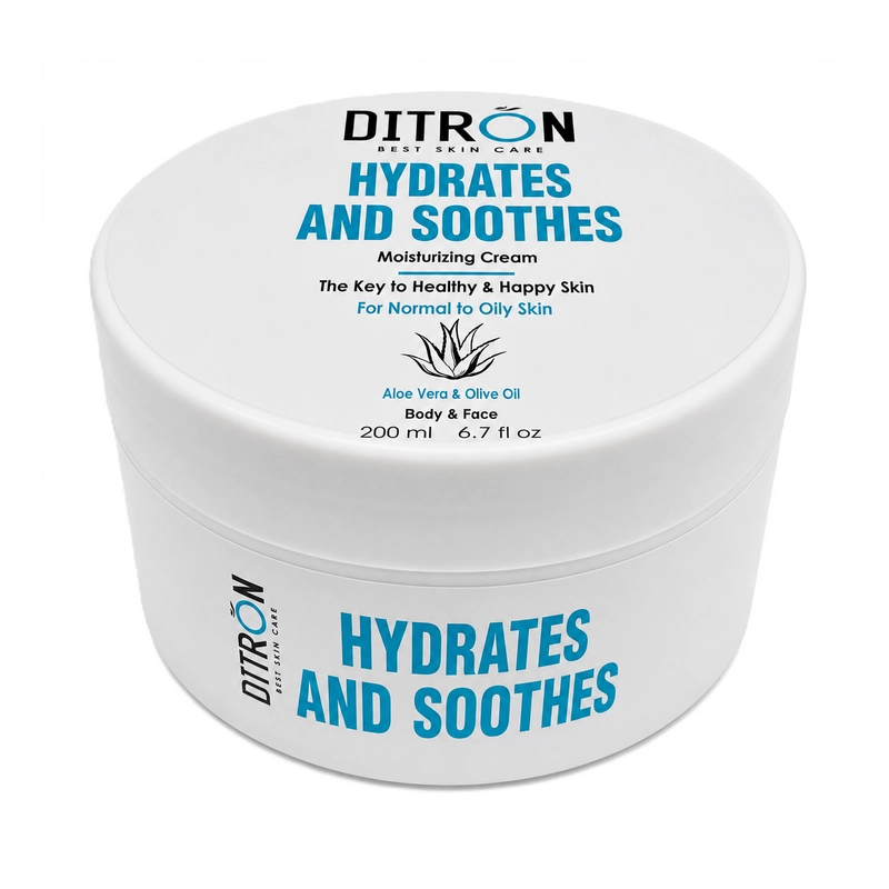 ditron Hydrates And Soothes medicalnabz کرم مرطوب کننده آلوئه ورا دیترون