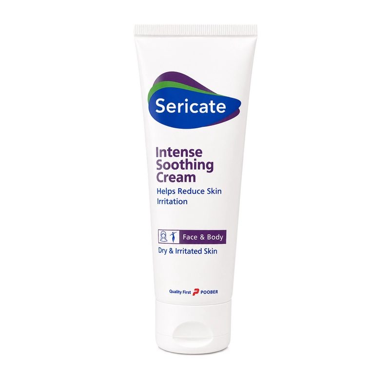 sericate intense soothing cream medicalnabz کرم التیام بخش پوست خشک سری کیت